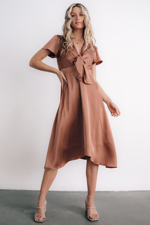 Poppy Satin Midi Dress | Eucalyptus ...